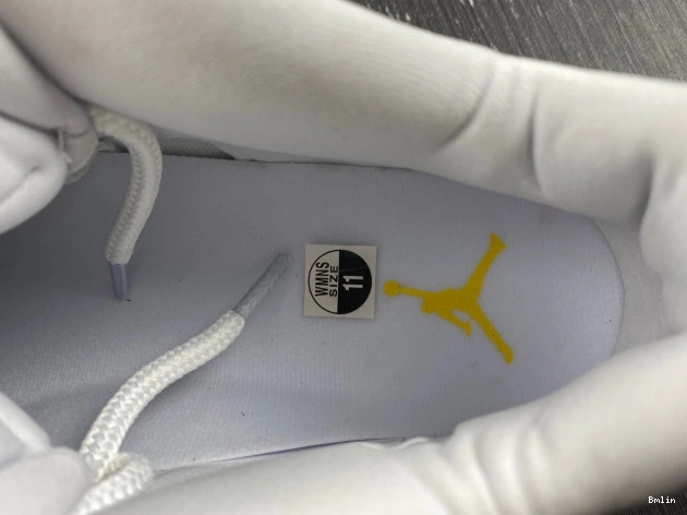 Bmlin Shoes WMNS Yellow Air Jordan 11 AH7860-107 Low Snakeskin 0825